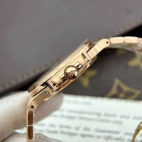 Patek Philippe Replica 1:1 Watch Nautilus 5712 Rose Gold Factory PPF V2 40mm - Image 7