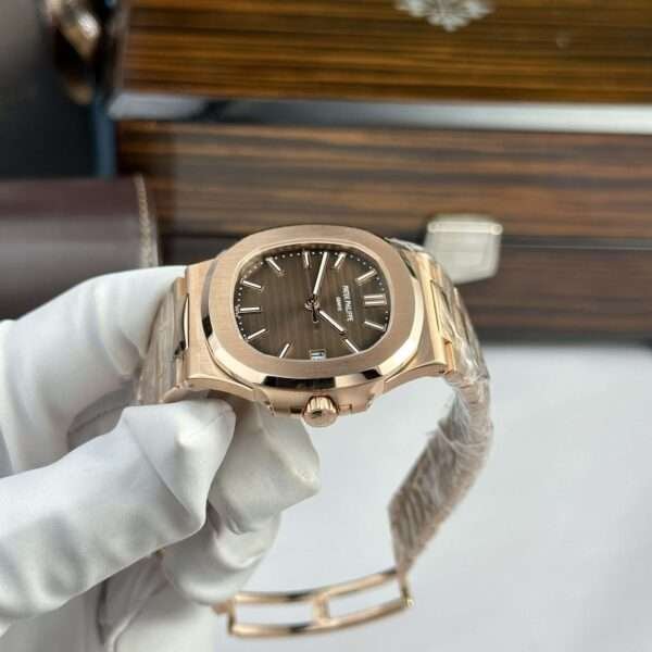 Patek Philippe Nautilus 5711 Refined Full Options Customs 18K Gold Wrapped 40mm - Image 3