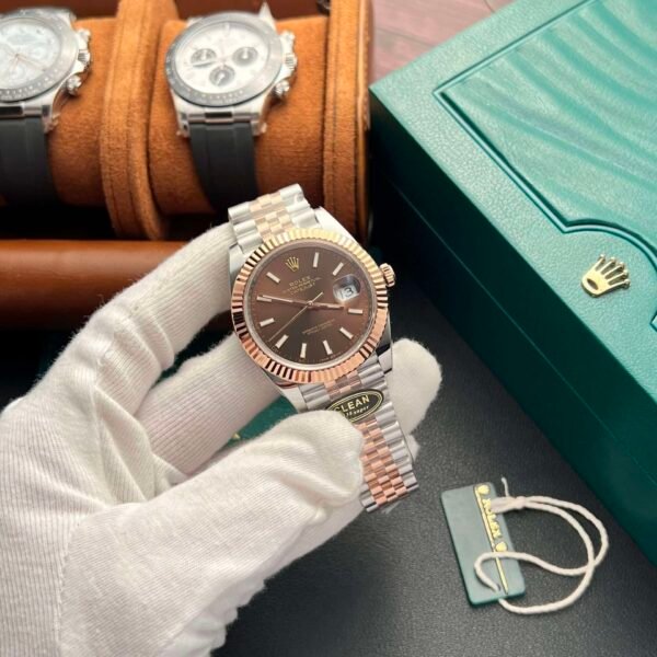 Rolex Replica Watch DateJust 126331 Dial Chocolate Clean Factory 41mm - Image 2