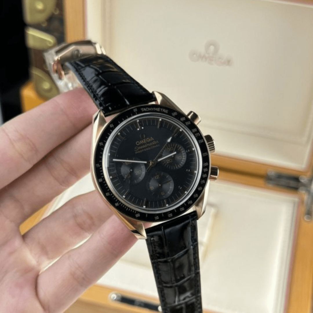 Omega SpeedMaster MoonWatch Replica Watch Black Dial RM Factory 44mm